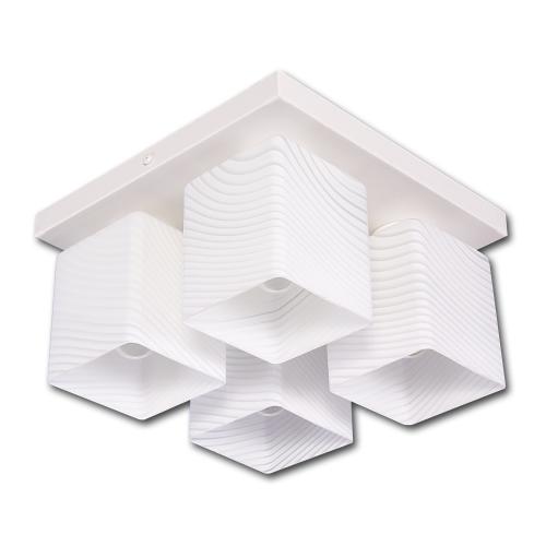 LIS LIGHTING - Плафон VEGA 4630PL-H01 E27, 4x40W, H15, D30cm, бяло