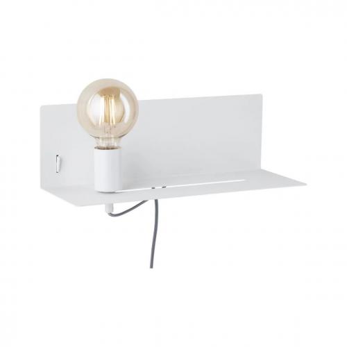 PAULMANN - Аплик с рафт  78915  DEVARA⚡E27⚡230V⚡max. 40W dimmable✴Бял