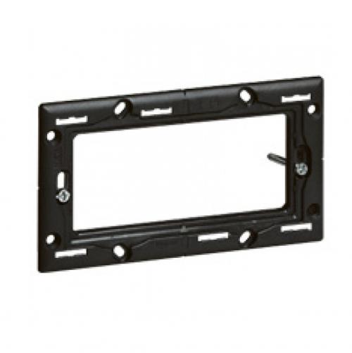 LEGRAND - 0 802 14 Support Mosaic - for italian type boxes - supplied with screws - 4 modules