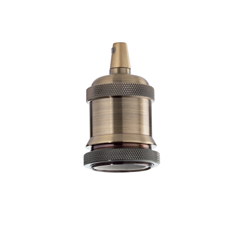 IDEAL LUX - accessory PORTALAMPADA E27 GHIERA OTTONE BRUNITO 249216