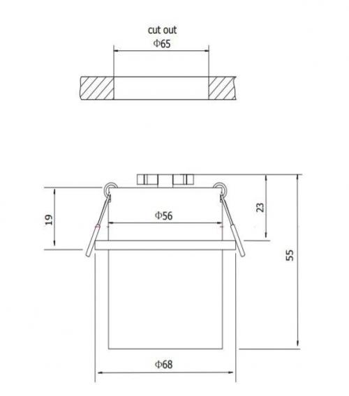 MAYTONI - Луна REIF  DL050-01B GU10, 50W