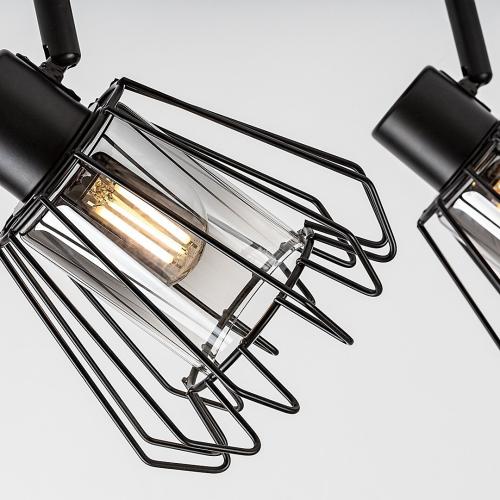 RABALUX - Спот 73068  EMERENCIA ⚡ E14 ⚡ 2 x MAX 40W ⚡ 230V ⚡ IP20 ✴ Черен 