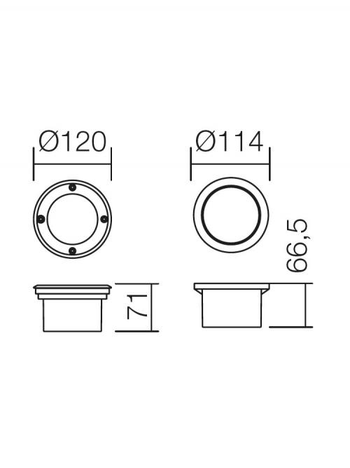 SMARTER - noon  LOKKI  9236  GX53, 1 x max. 9W, IP67