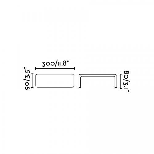FARO - BRACKET LED Dark grey wall lamp Ref.72272 IP44