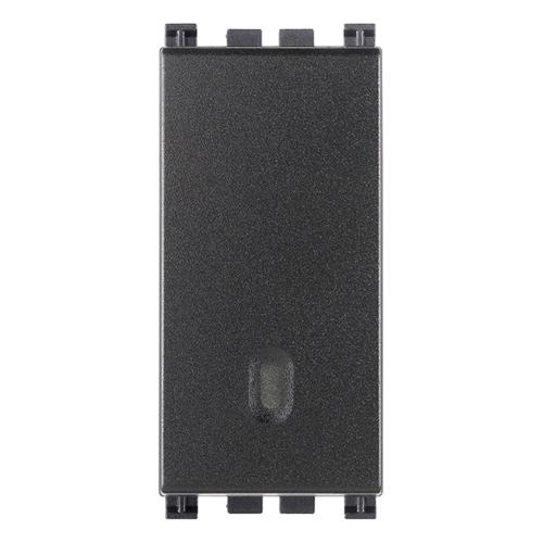 VIMAR - 19008.FX - 1P NO 10A push button screwless grey