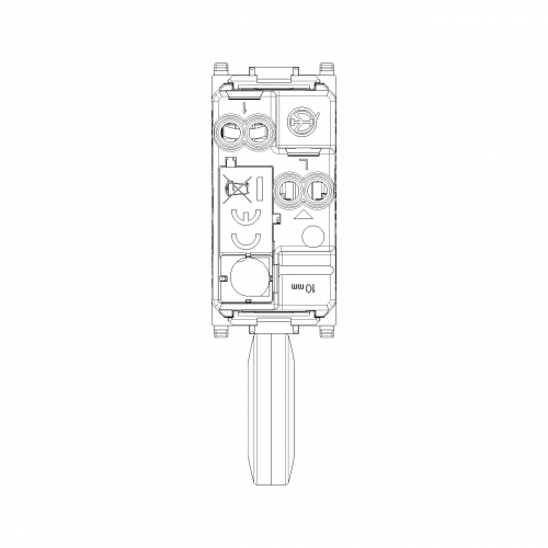 VIMAR - Бутон с корда бял PLANA 1P NO 10A cord-operated push white - 14052