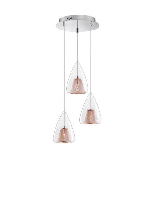 NOVA LUCE - Пендел HUGO 1600200503  LED G9 3x5W IP20 Bulb Excluded D:30 H:120cm