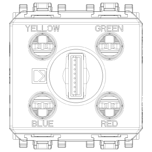 VIMAR - 1P NO 24V 4-button device 2M 30406