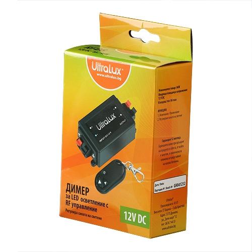 ULTRALUX - RFD8 LED DIMMER WITH RF REMOTE CONTROL