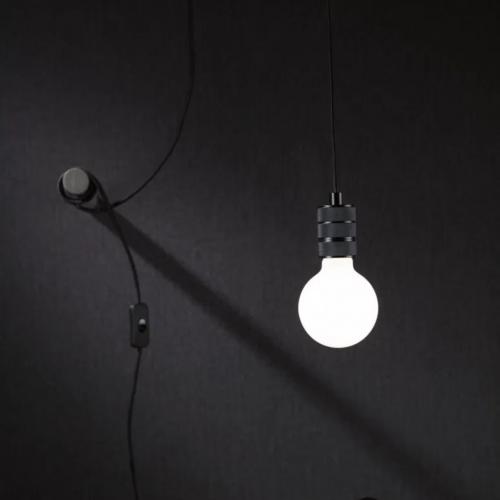 PAULMANN - Пендел  78436   Neordic Tilla  incl. plug⚡E27⚡1 х max. 20W✴Черен