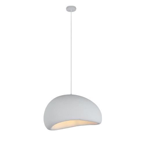 ACA LIGHTING - Пендел Ø500mm, h1500mm CAVE E27 бял MP24123650