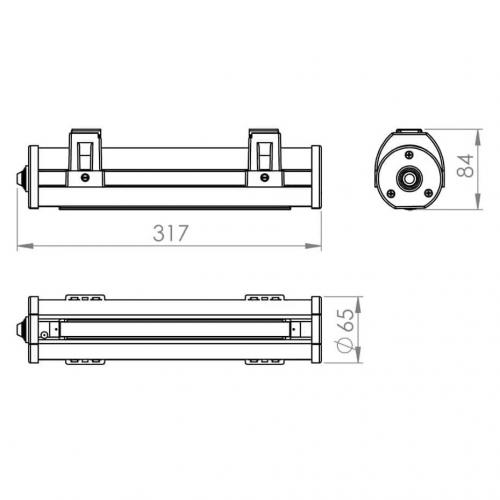 ATRA - Влагозащитена аварийна лампа 8670 6W 720lm 4000К SAMSUNG