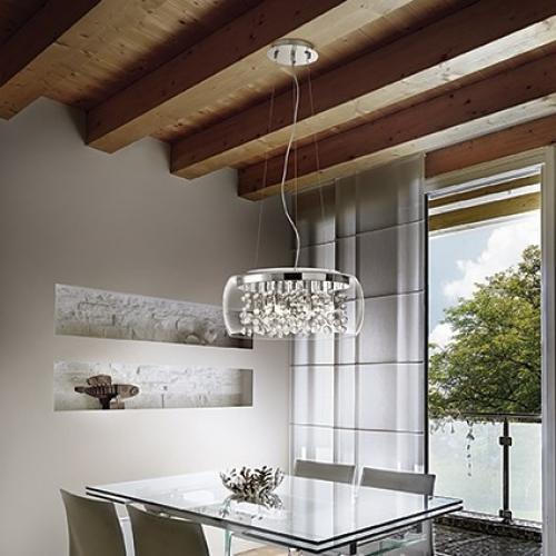 IDEAL LUX - pendant luminaire AUDI-80 SP5 TRASPARENTE 031743