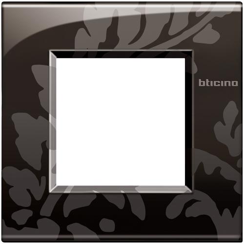 BTICINO - LNC4802RM Рамка 2М Ramage метална AIR
