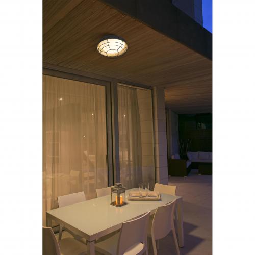 FARO - HELMET Rust brown ceiling lamp Ref.71159  IP44