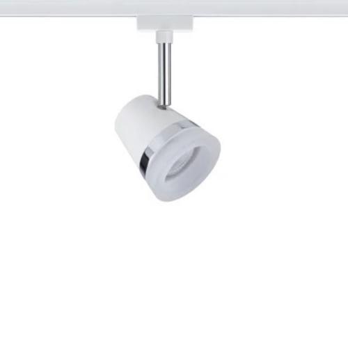 PAULMANN - 95362  URail rail spot Cone single spot⏺GU10 max. 10W dimmable ~ 230V ⏺white/chrome