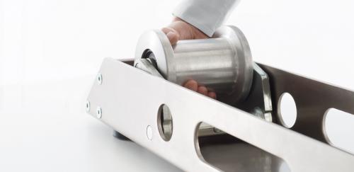 Roll..Profi - Платформа от две части за кабелен барабан RAIL  A90105