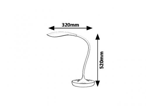 RABALUX - table luminaire BELMONT 6419  LED / 5W, 400lm, 3000K