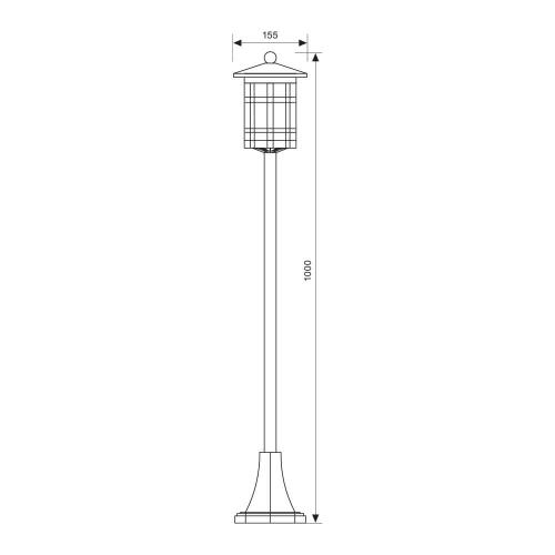 VIVALUX - Lantern MIRADOR PS011/FE IP44 VIV004374