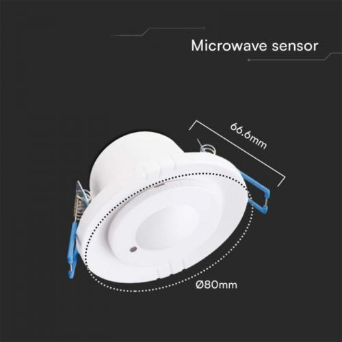V-TAC - 400W Microwave Motion Sensor 360'D White Body SKU: 23165