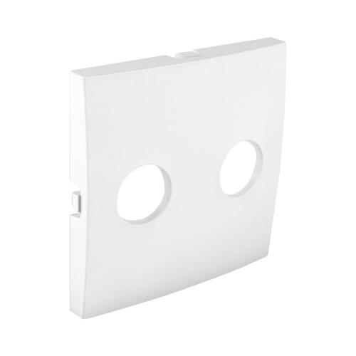 EFAPEL - Face plate for audio sockets WHITE 90713 TBR LOGUS 90