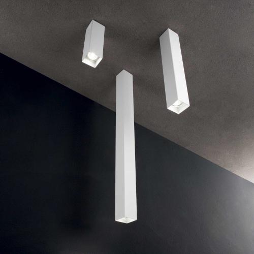 IDEAL LUX - Плафон SKY PL1  H75 NERO 233970 GU10 max 1 x 28W