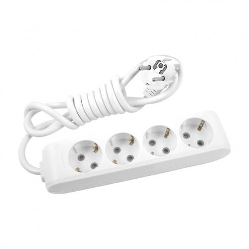 PANASONIC - WLTA0443‐2WH 4x Socket 2P+E, With Child Protection, 3m Cord WLTB0443-2WH
