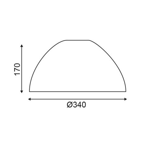 ACA LIGHTING - Стъкло 2303634GD