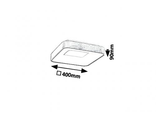 RABALUX - Плафон CARMELLA  5056 LED 30W, 4000K