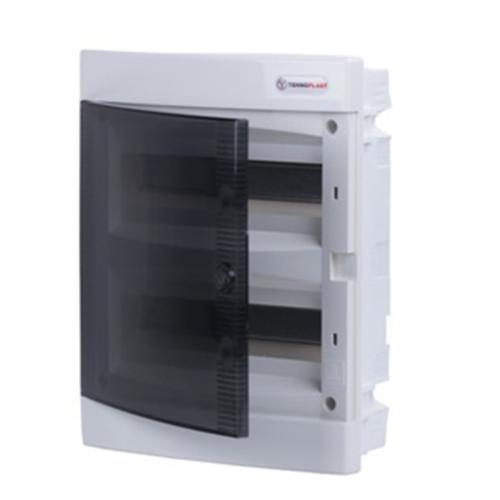 ACA LIGHTING - Табло за скрит монтаж 2x12 мод. с прозрачна врата 282U24C