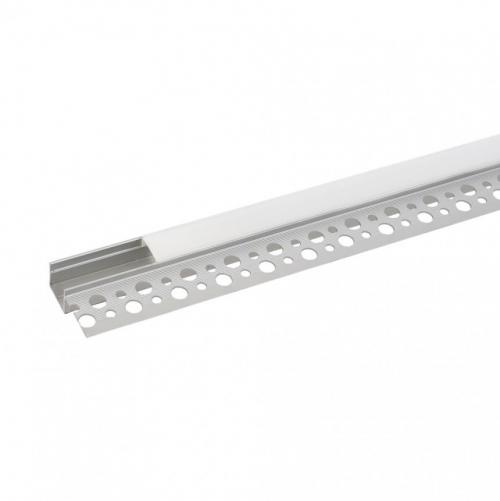 ACA LIGHTING - Алуминиев профил краен за лед лента за вграждане прав 3м.TRIMLESS 