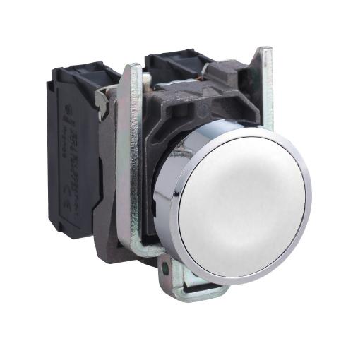 SCHNEIDER ELECTRIC - Push Button white 1NO Ø22mm XB4 XB4BA11