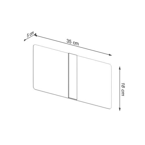 SOLLUX - Wall lamp AZALIA SL.1006 White/Chrome