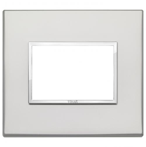 VIMAR - 21653.07.01 - Eikon EVO Рамка 3М италиански стандарт Silver