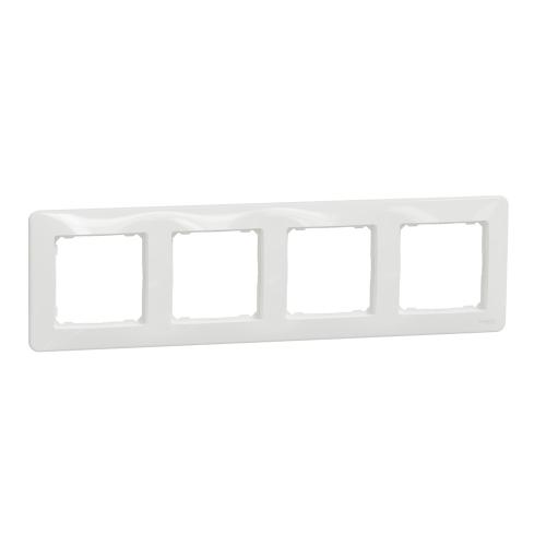 SCHNEIDER ELECTRIC - Рамка 4 модула, бял Sedna Design SDD311804