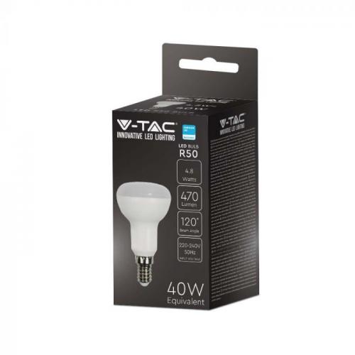 V-TAC - LED Крушка SAMSUNG ЧИП 6W E14 R50 4000K SKU: 21139