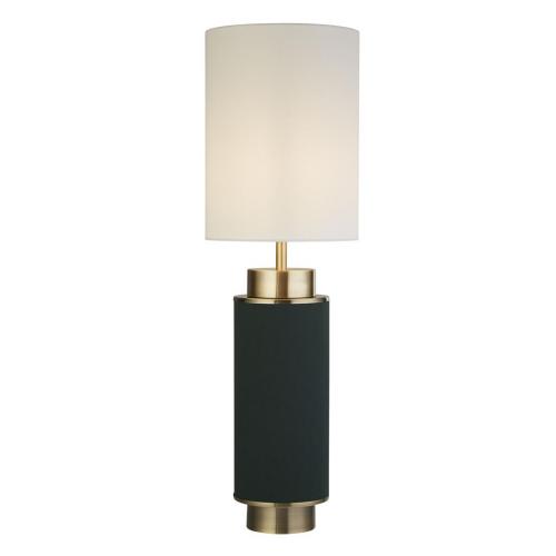 SEARCHLIGHT - Table Lamp dark green, brass FLASK EU59041AB 60W E27