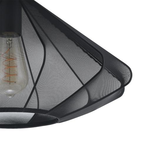EGLO - pendant light DOLWEN Ø:425mm E27 40W black - 43995