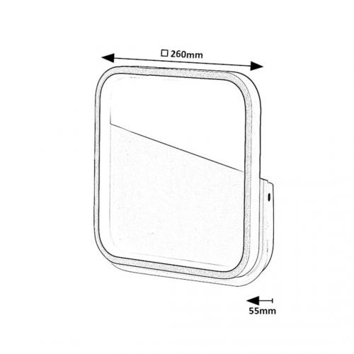 RABALUX - LED Wall lamp RAZZI 13W 670lm IP20 4000K 71086