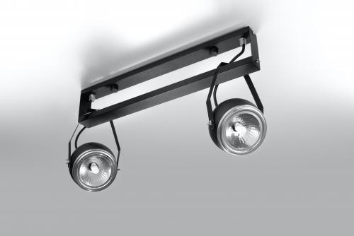 SOLLUX - spot lamp  UDITO  2 black SL.0484