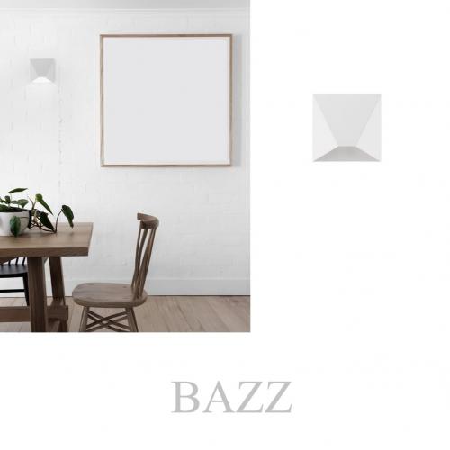 NOVA LUCE - Wall lamp  D:16, W:5, H:16 cm.   9060930   BAZZ ⚡ LED 3W ⚡ 134Lm ⚡ 3000K ⚡ 230V ⚡ IP20 ✴ Sandy White