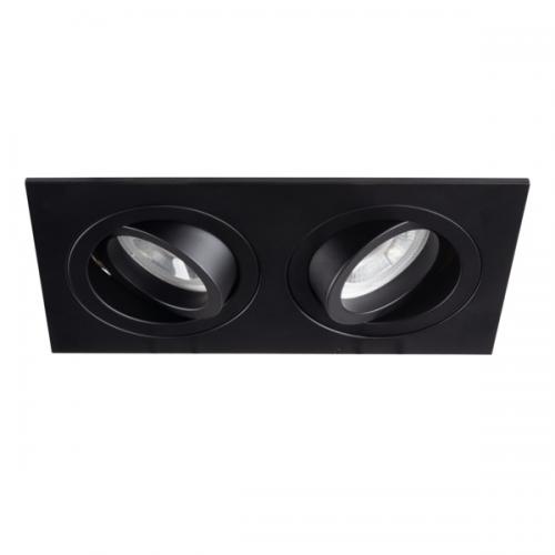 KANLUX - Ceiling-mounted spotlight fitting SEIDY CT-DTL250-B/M 2x50W 19459
