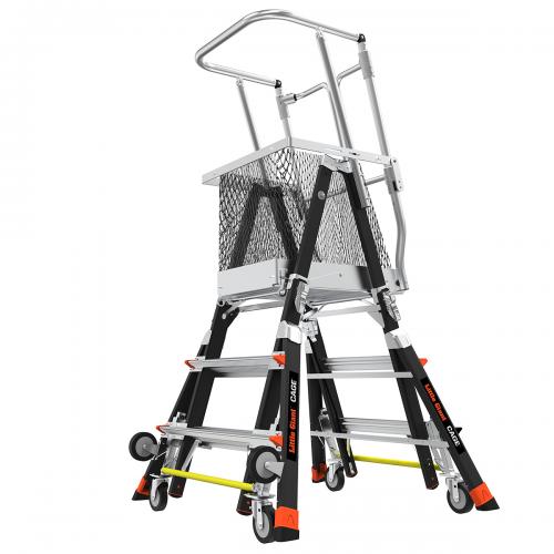 LITTLE GIANT - Специализирана стълба с обезопасен кош SAFETY CAGE 3x5 18503-240