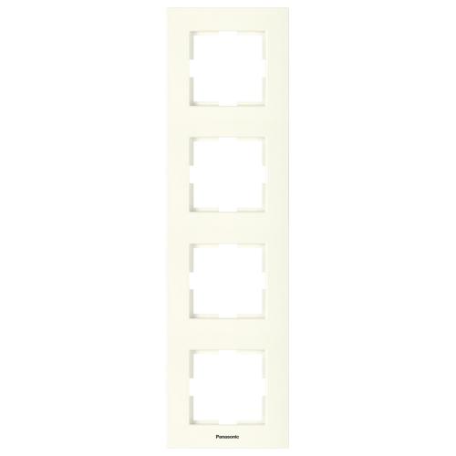 PANASONIC - 4 Gang Frame Vertical beige WKTF08142BG‐EU1