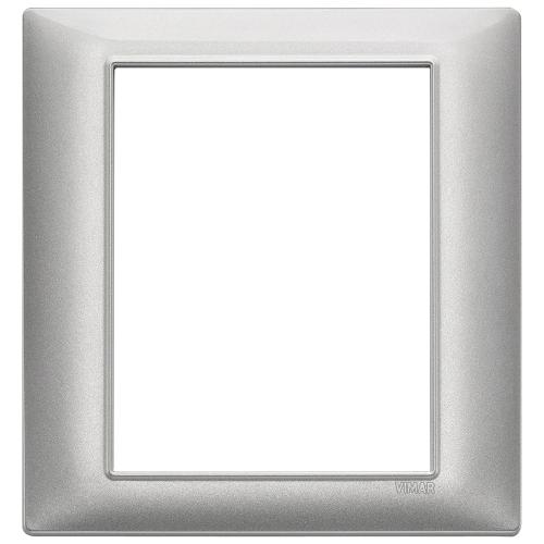 VIMAR - 14668.71 - Plate 8M techno Silver
