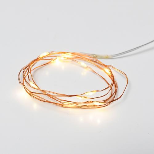 ACA LIGHTING - LED STRING LIGHTS WITH COPPER WIRE,  warm white light, IP20  XCW12WW2A