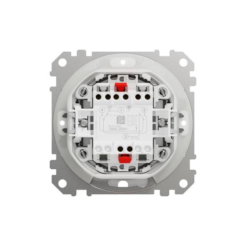 SCHNEIDER ELECTRIC - SDD211107 Sedna Design & Elements - Intermediate IP44 switch - 10AX 250V without frame white