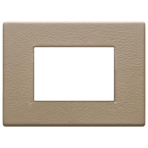 VIMAR - 22653.21 - Plate 3M leather Savannah