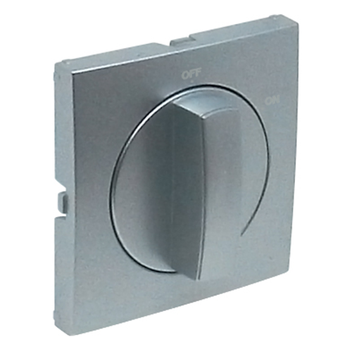 EFAPEL - Face plate for Rotaty wsitch (ON/OFF) ALUMINIUM 90762 TAL LOGUS 90