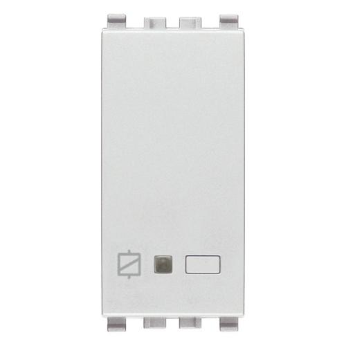 VIMAR - 20593.N - Безконтактен контакт, поддържа Bluetooth и Zigbee цвят Алуминий EIKON